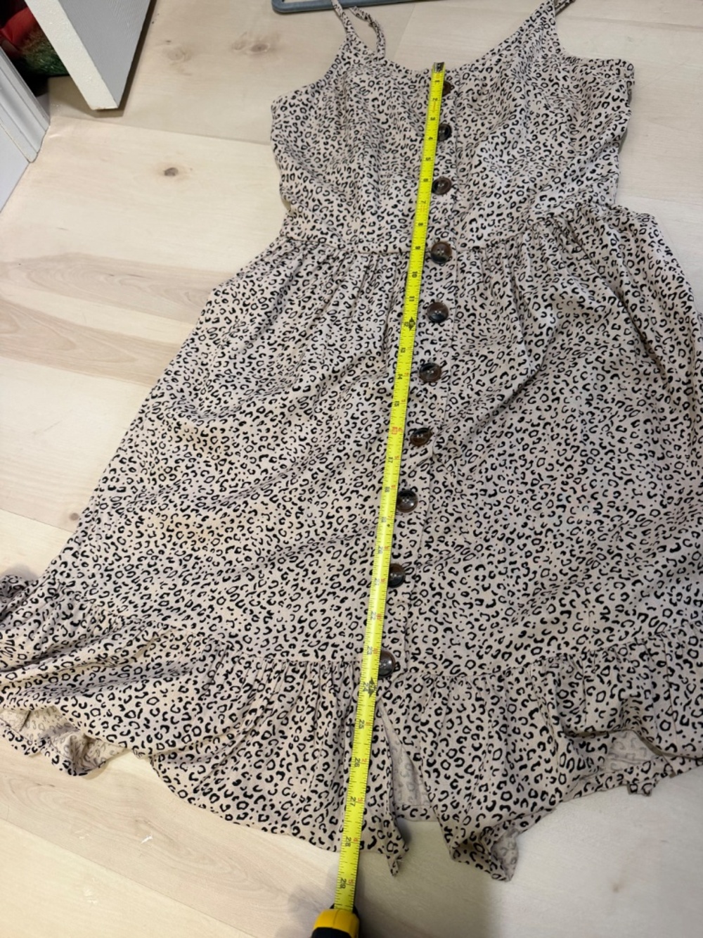 Jopra Cheetah Sun Dress Size Small - Picture 10 of 11